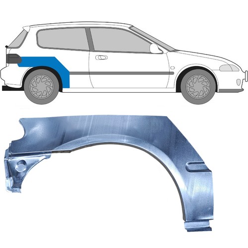 Für honda civic - eg, v