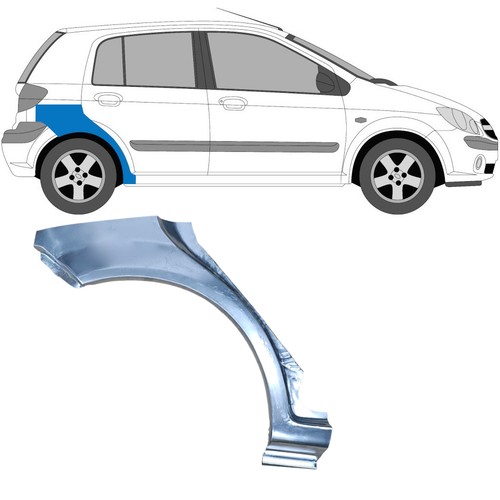 Für hyundai getz 2002 - 2002-2010, 5